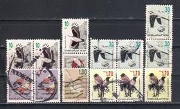 Lot 195 Birds From Israel 1992/97 13 Different MNH, Used - Colecciones & Series