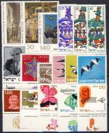 #GG18. Israel 1975. 17 Different (complete Sets).   MNH(**). - Nuovi (con Tab)