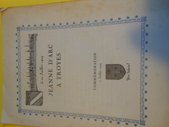 Plaquette Dépliant  à 4 Volets ( 8 Pages)/ Jeanne D'Arc à TROYES /Commémoration/1929     VPN78 - Sonstige & Ohne Zuordnung