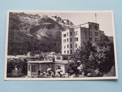 Hotel BELLEVUE Au Lac, St. Moritz ( Bes. Fam. HEINIGER ) Anno 19?? ( Zie Foto's Voor Detail ) !!! - Bellevue