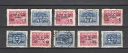 LITORALE SLOVENO 1947 AMMINISTRAZIONE MILITARE JUGOSLAVIA SERIE CPL. USATA - Occup. Iugoslava: Litorale Sloveno