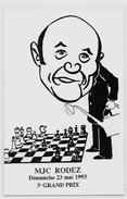 CPM  Frédéric DARD San Antonio échecs Chess RODEZ Non Circulé - Ecrivains