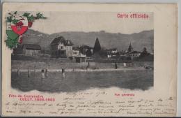 Cully - Vue Generale - Fete Du Cemtenaire 1803-1903 - Carte Officielle - Cully