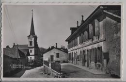 Echichens - L'Eglise Et Le College - Photo: Perrochet No. 9 - Échichens