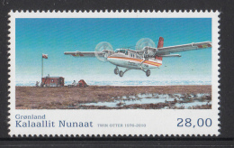 Greenland MNH 2013 28k Twin Otter Airplane - Civil Aviation - Unused Stamps