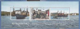 Greenland MNH 2013 Souvenir Sheet 22.50k 'Nordafar' Fishing Venture - Joint With Faroe Islands - Unused Stamps