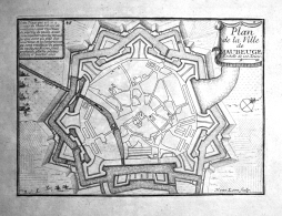 Plan De La Ville De Maubeuge - Maubeuge Hauts-de-France Carte Map Gravure - Stampe & Incisioni