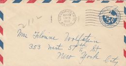 58804- PLANE, COVER STATIONERY, 1930, USA - 1921-40