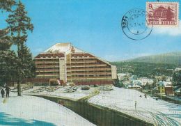 58915- PREDEAL HORIZON HOTEL, CAR, TOURISM, COVER STATIONERY, 1994, ROMANIA - Hotel- & Gaststättengewerbe