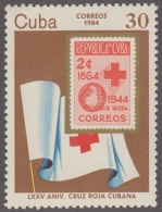 1984.57 CUBA 1984 MNH. Ed.3004. LXXV DE LA CRUZ ROJA CUBANA. RED CROSS. MEDICINA. MEDICINE. - Unused Stamps