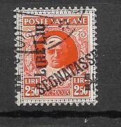 1931 USED Vaticano, Porto, Overprint Shifted - Taxes