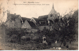 36....INDRE...ROUILLY.....L EGLISE ET LES RUINES DE L ANCIENNE ABBAYE... - Altri & Non Classificati