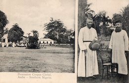 ASABA -  SOUTHERN  NIGERIA - PROCESSION CORPUS CHRISTI -  MISIONNAIRES - Nigeria