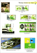 2 Color Pages - Philatelic Magazine - EUROPA - ECOLOGY - Think Green - 2 Scans - 2016