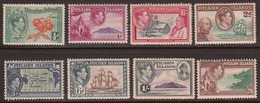 Pitcairn Islands 1940 Mint Mounted, Sc# 1-8, Yt 1-8 - Pitcairn