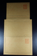France: Carte-Lettre Mouchon 15 C   1901 B4  Avec Response Payee  Not Used - Tarjetas Cartas