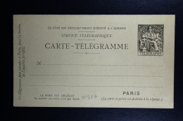 France: Carte Postales Pneu Avec Response Paye Type B 14 Not Used Complete Sans Repbl. Francaise - Pneumatic Post