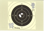 The Olympic And Paralympic Games Stamp Card - Shooting - Tir (Armes)