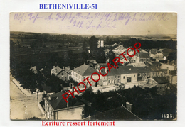 BETHENIVILLE-CARTE PHOTO Allemande-Guerre-14-18-1 WK-FRANCE-51-Feldpost- - Bétheniville