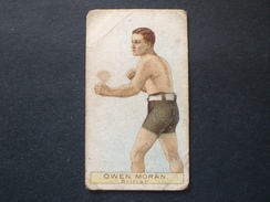CARD VITAGE BOX CIGARETTE OWEN MORAN BOXER ENGLISH CHAMPIONSHIP OF THE WORLD 1910 VERY RARE !!!! - Other & Unclassified