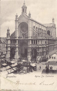 BRUXELLES - EGLISE STE CATHERINE CIRCULE TIMBRE 1903 - Markten