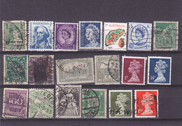 LOT - Perfores - Perfines Perfins - 19 STAMPS. - Perforés