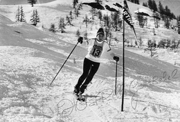 MARIELLE GOITSCHELL   A VAL D'ISERE  -DEDICACE   CPSM 1972 - Personalità Sportive