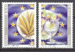 2005 - ITALIA / ITALY - EUROPA CEPT - GASTRONOMIA / GASTRONOMY. MNH. - 2005