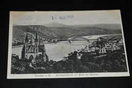 970- Remagen A. Rhein, Apollinarlskirche Mit Blick Ins Rheintal - Remagen