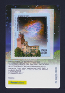 2017 ITALIA "250° ANNIVERSARIO OSSERVATORIO ASTRONOMICO DI PADOVA" TESSERA FILATELICA (920/3049) - Cartes Philatéliques
