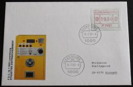 LUXEMBURG 1983 Mi-Nr. 1 Automatenmarke FDC - Vignette