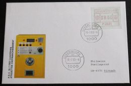 LUXEMBURG 1983 Mi-Nr. 1 Automatenmarke FDC - Vignettes D'affranchissement