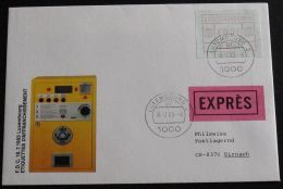 LUXEMBURG 1983 Mi-Nr. 1 Automatenmarke FDC - Vignettes D'affranchissement