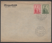 ISLANDE - BISHOP ARASON / 7 11 1950 ENVELOPPE FDC DE REYKJAVIK (ref 5235) - Covers & Documents