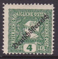 Austria 1916 Newspaper  Sc P20 Mint Hinged Private Perf - Neufs