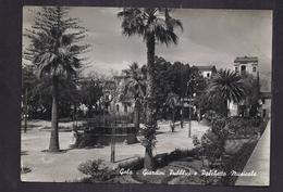 CPSM ITALIE - GELA - Giardini Pubblici E Palchetto Musicale - TB PLAN PLACE CENTRE VILLE + KIOSQUE A MUSIQUE + TIMBRES - Gela