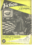 FICTION N° 37 Décembre 1956 Revue Littéraire De L'étrange Fantastique Et Science Fiction - I Asimov,  R Matheson Etc - Other & Unclassified