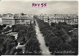 Lazio-roma Quartiere S.giovanni Piazza Dei Re Di Roma Via Appia Nuova Veduta Panoramica D'epoca Anni 50 - Places