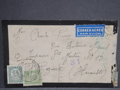 ESPAGNE - Enveloppe De Mataro Pour La France En 1938 Avec Censure , Affranchissement Plaisant Recto Et Verso - L 7252 - Republikanische Zensur