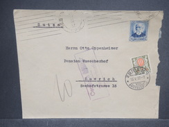 ESPAGNE - Enveloppe De San Sebastien Pour La Suisse En 1937 Avec Censure , Affranchissement Plaisant , Taxé  - L 7254 - Nationalists Censor Marks