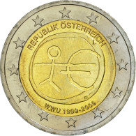 Autriche, 2 Euro, 10 Jahre Euro, 2009, SPL, Bi-Metallic - Austria