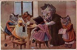 THIELE HUMAN CATS DRESSED CATS KATZEN T.S.N. SERIES 1879., 1928. - Thiele, Arthur