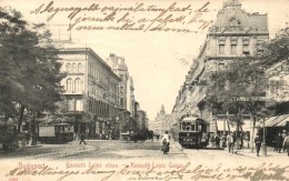 T2 Budapest V. Kossuth Lajos Utca, 467 és 549-es Sorszámú Villamosok. Taussig Arthur - Non Classés