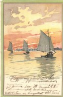 T2/T3 Balaton, Balatoni Yachtok, Bruchsteiner és Fia Litho (EK) - Non Classés