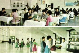 ** The Pyongyang Gymnasium - 9 Db Modern Észak-Koreai Kommunista Oktatási Propaganda Képeslap... - Unclassified