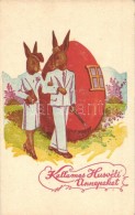 ** * 12 Db FÅ‘leg RÉGI Húsvéti Nyulas üdvözlÅ‘lap / 12 Mostly Pre-1945 Easter... - Non Classificati