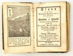'Glaup...' Evangélikus Imáskönyv, Szláv Nyelven. Pest, 1848, Landerer és... - Unclassified
