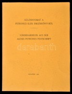 Agostino Di Duccio Egy Ismeretlen Madonnája. Különlenyomat A Petrovics Elek... - Non Classificati