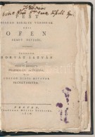 Horvát István: Pest Szabad Királyi Városnak Régi Ofen Német... - Non Classificati