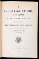 A Hatályos Magyar Törvények GyÅ±jteménye. IV. Kötet. 1888-1895-ik évi... - Unclassified